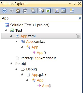 Visual Studio 11 research in project